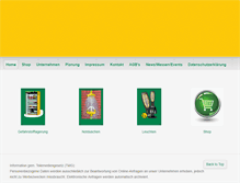 Tablet Screenshot of erbs.de
